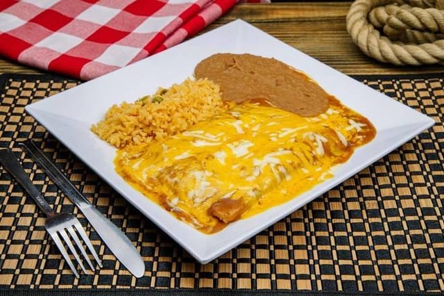 Two Enchiladas Plate.